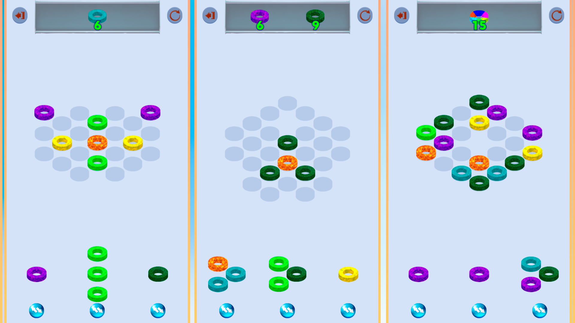 Сложные Колечки — screenshot 1