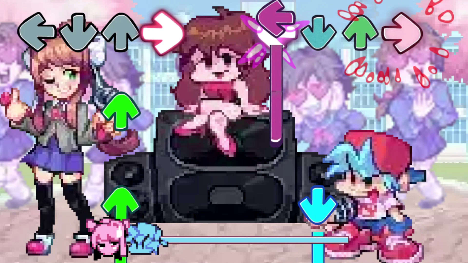Friday Night Funkin' Doki Doki Takeover! screenshot