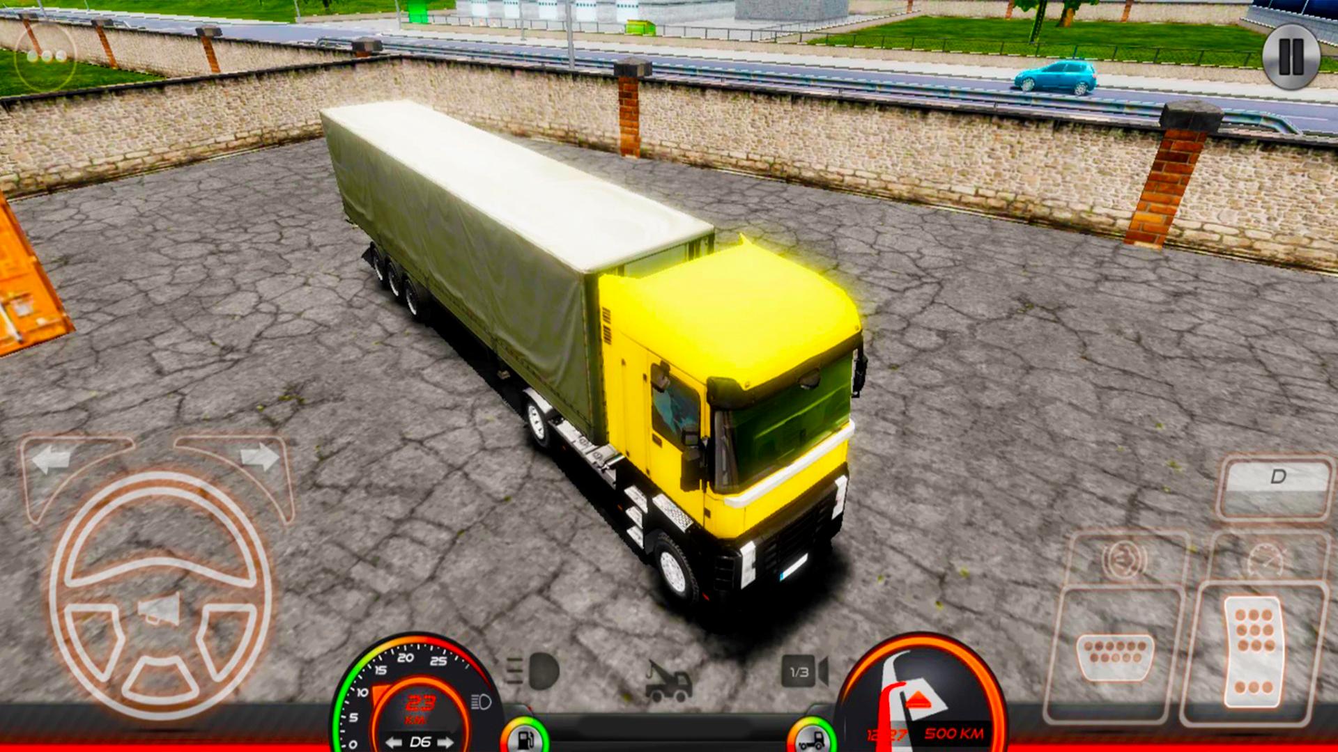 Long-haul trucking simulator screenshot