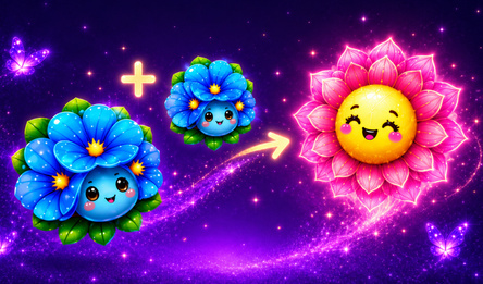 Funny Merges: Grow a Flower