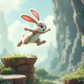 თამაში The jumping rabbit