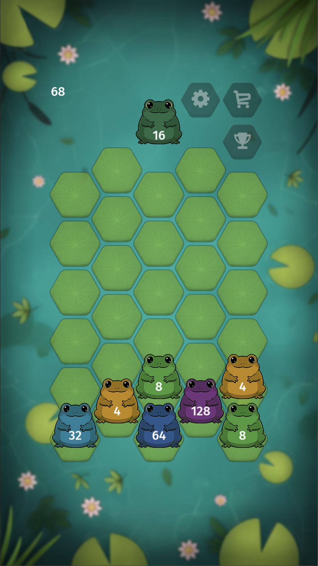 Frogs 2048 screenshot 4