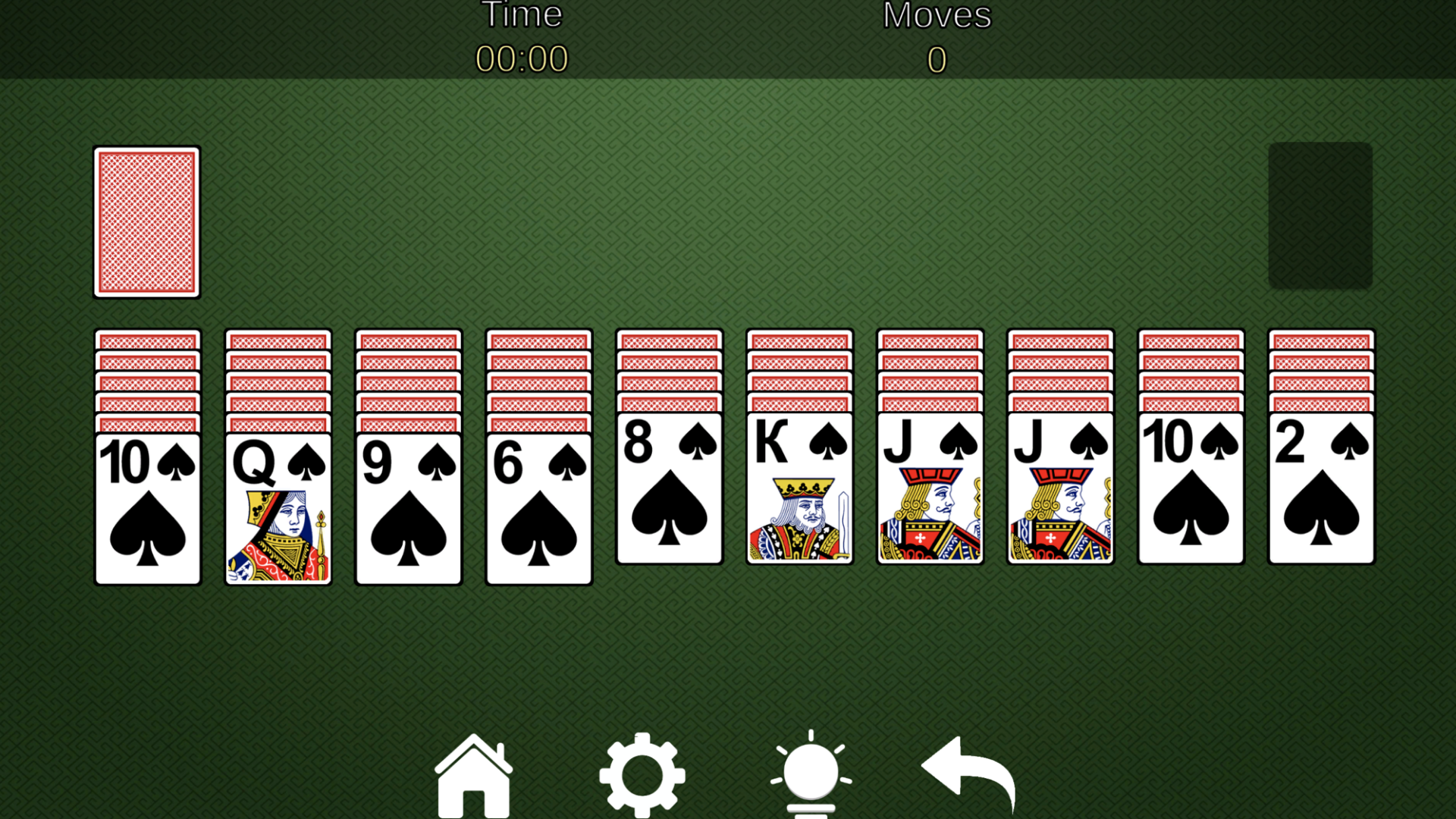Spider: Solitaire 1, 2 or 4 suits for free screenshot
