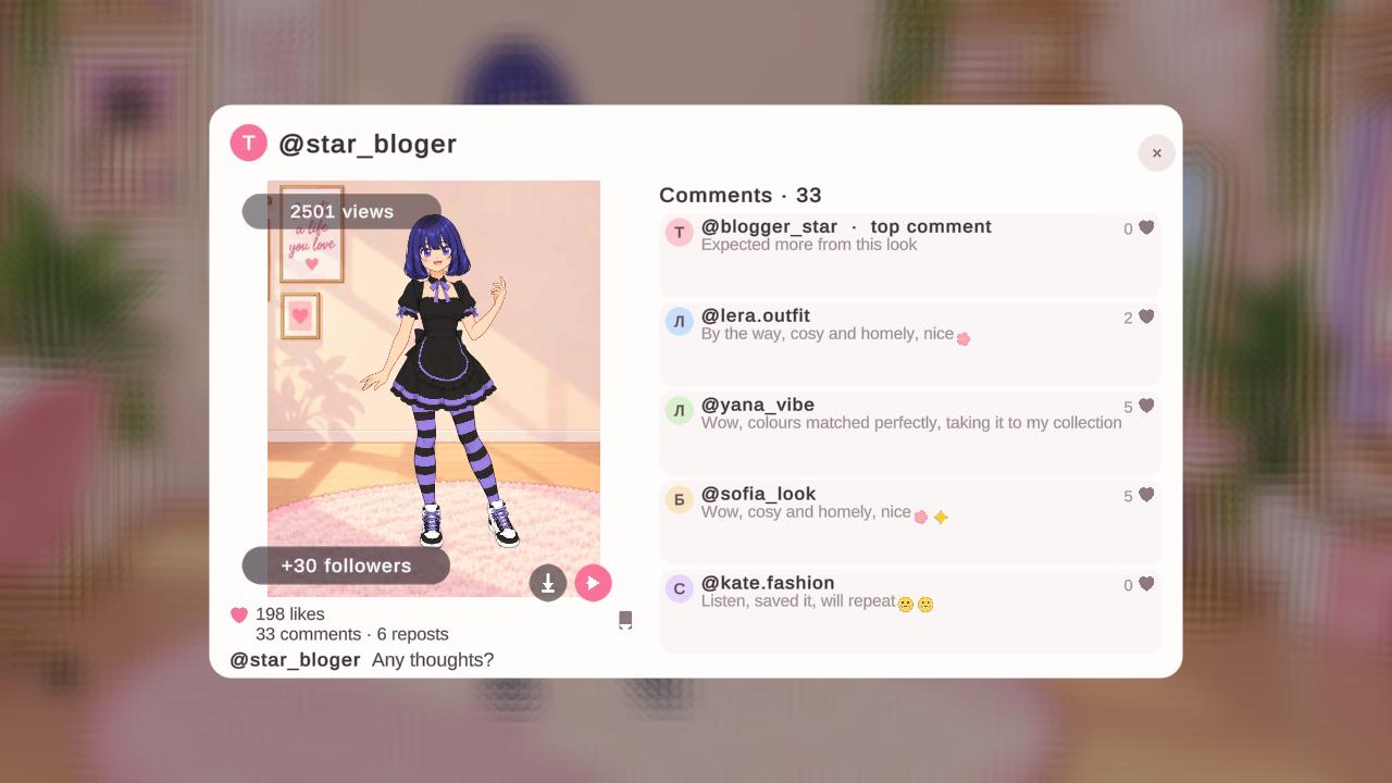 Become Popular! Dress Up screenshot 4