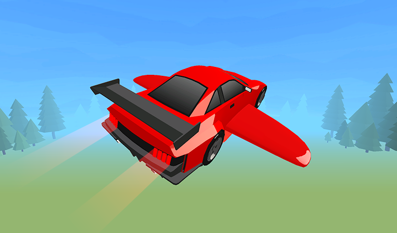 Flying Car Racing game cover