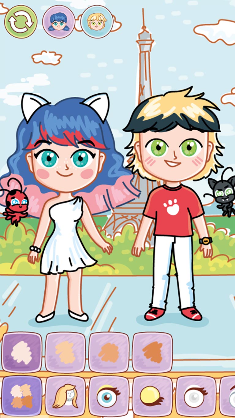 Ladybug and Cat Noir Dress up screenshot 7