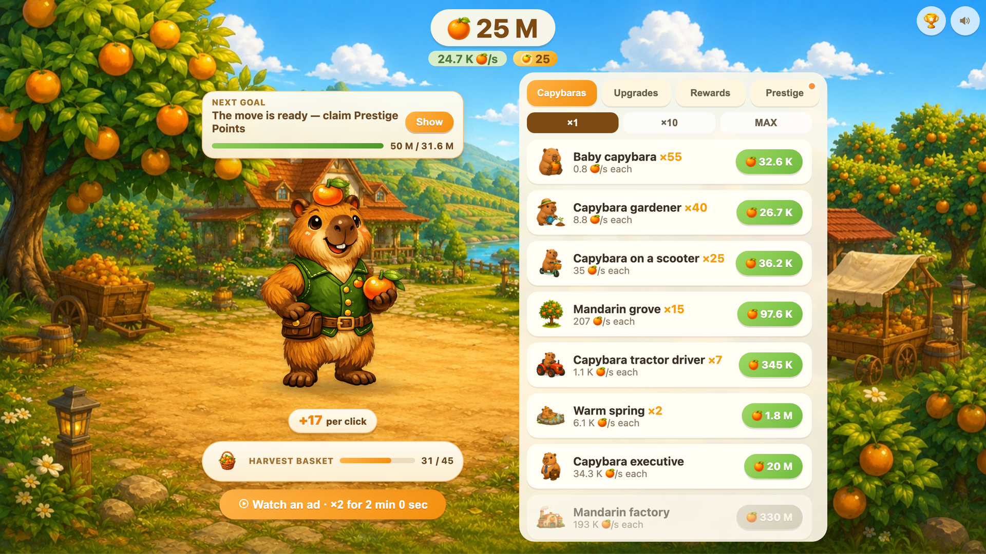 Capybara Farm — screenshot 2