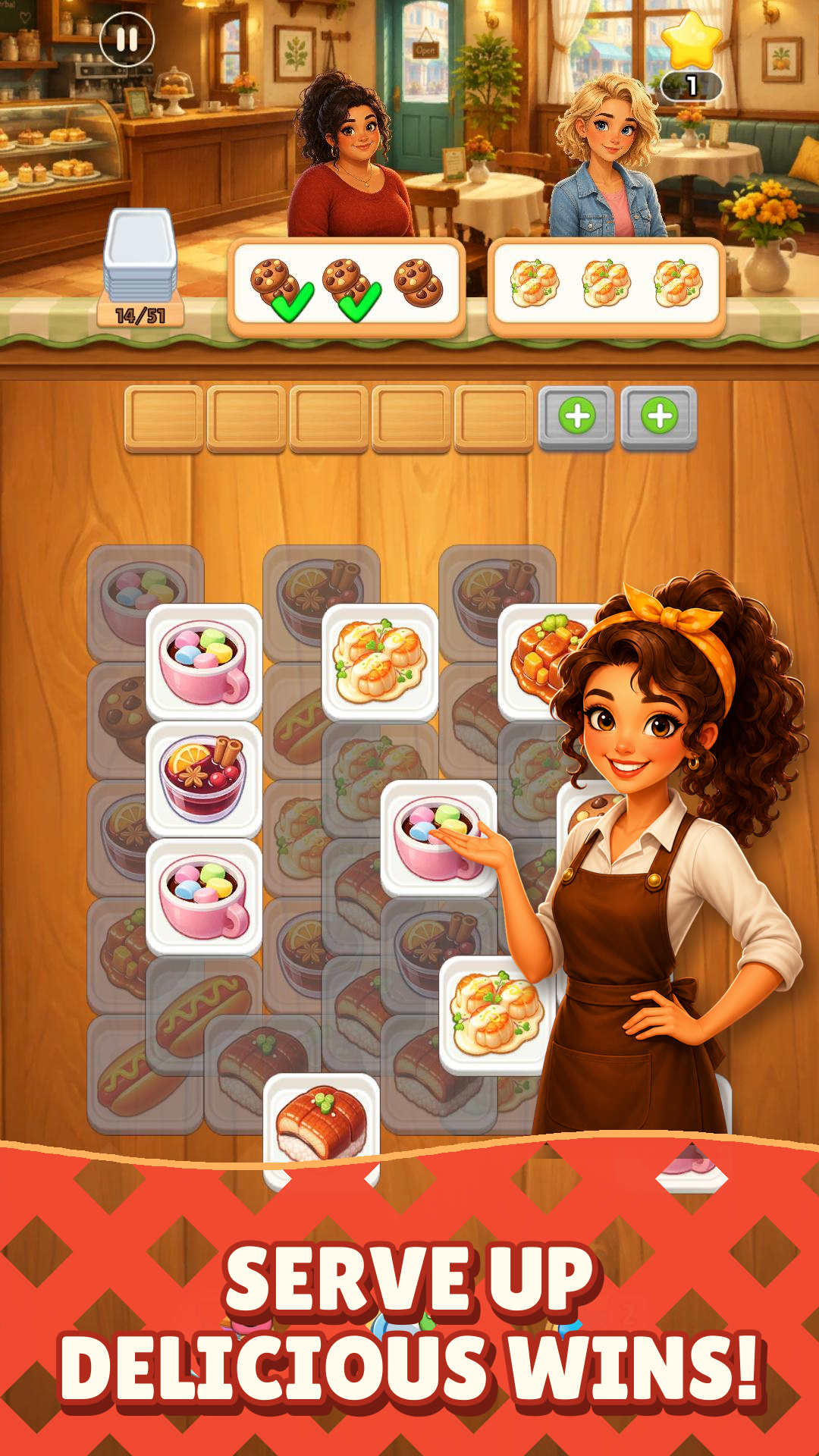Tasty Tiles: Triple Match - Café screenshot 12