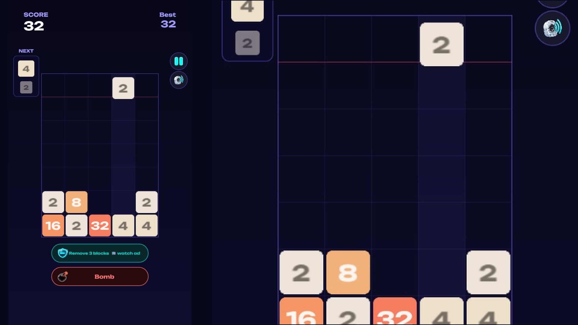 Number Drop 2048 — screenshot 1