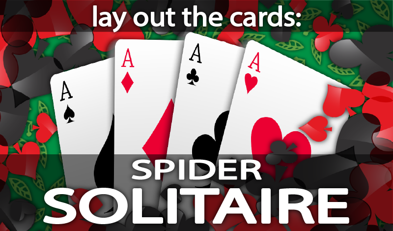 Lay out the cards: Spider Solitaire game cover