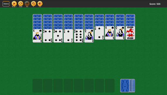 Spider and Joker Solitaire (1, 2, 4 suits) — screenshot 13