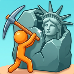 Statue Dig: Idle Miner