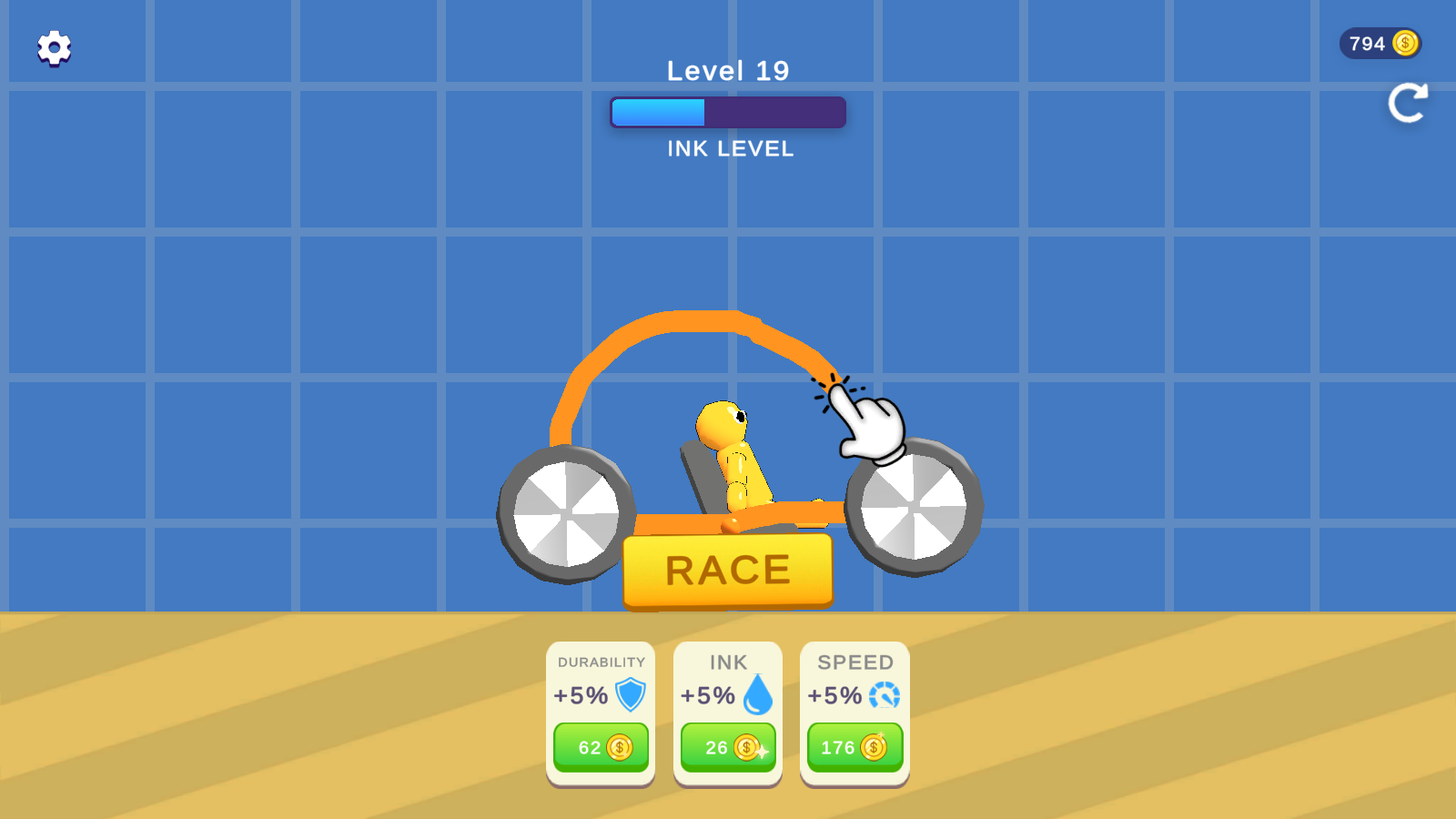 Draw Crash Race: Stunt Race screenshot