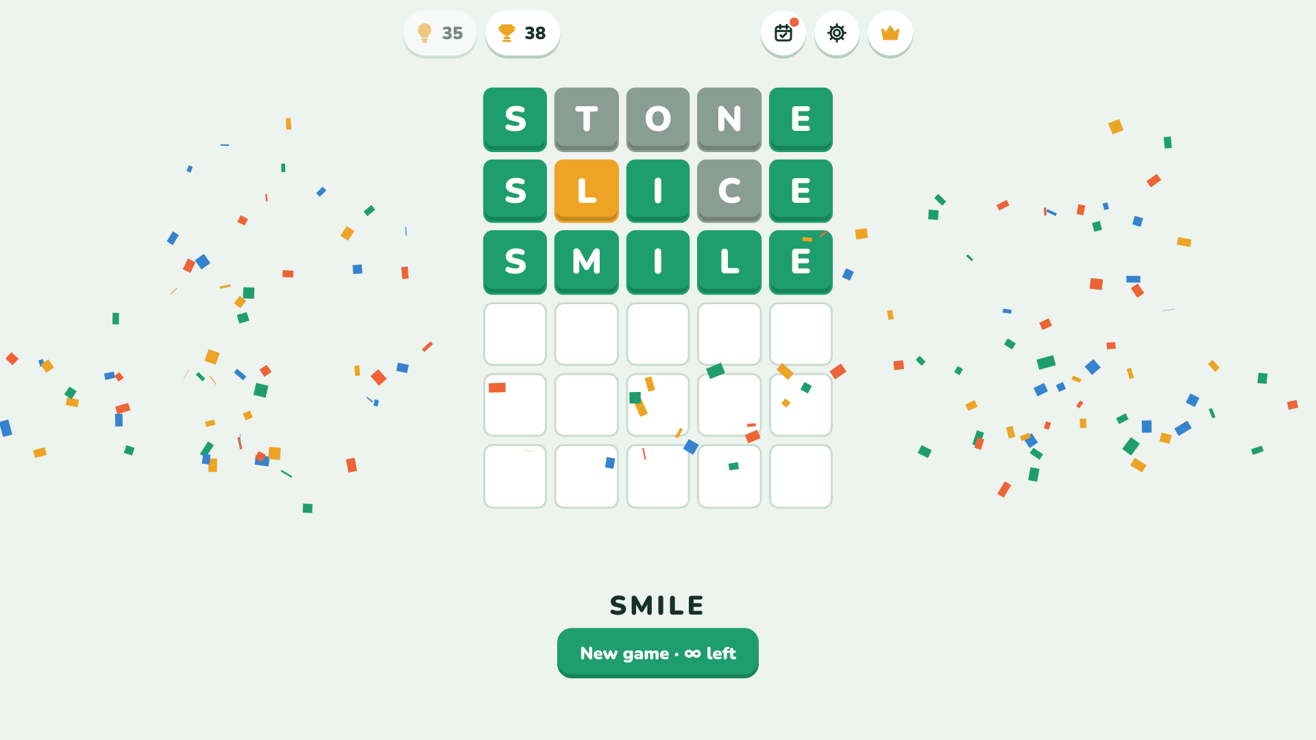 Wordle: Guess the words from 5 letters — screenshot 2