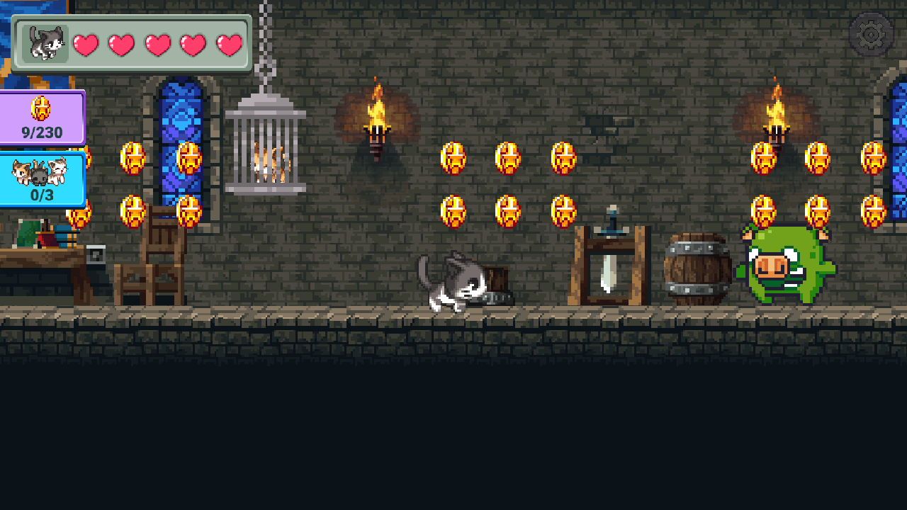 Cute cat's adventures screenshot