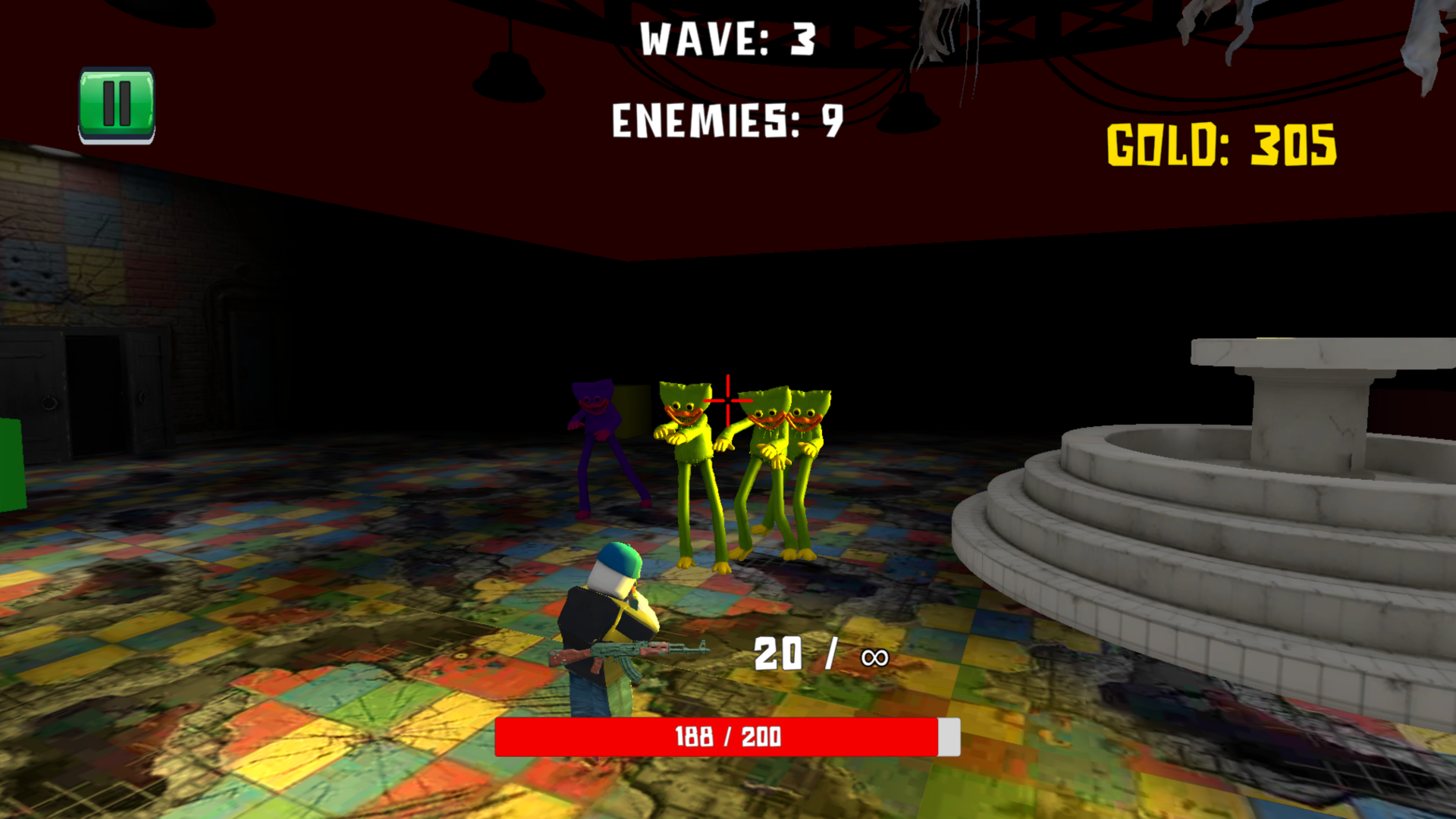 Obby vs. Huggy Wuggy: Arena of Darkness Shooter — screenshot 3