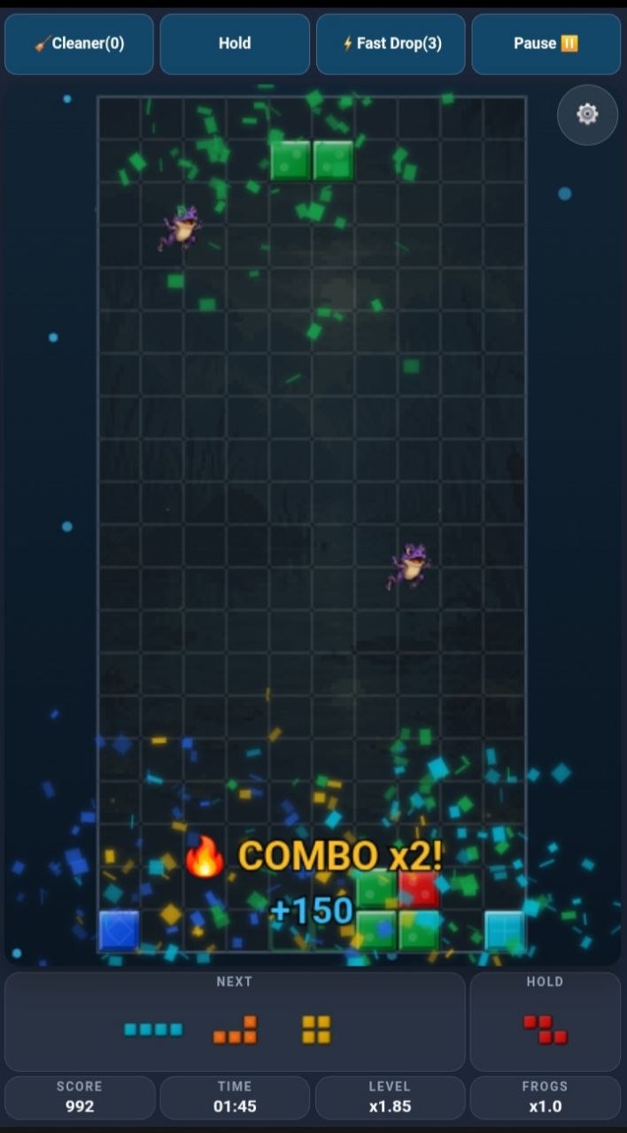 Blocks against frogs screenshot 3