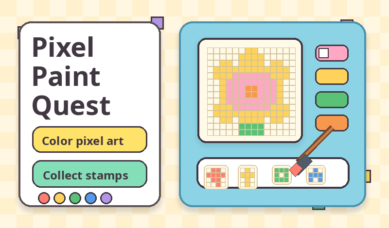 Pixel Paint Quest game cover