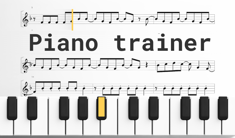 Piano trainer game cover