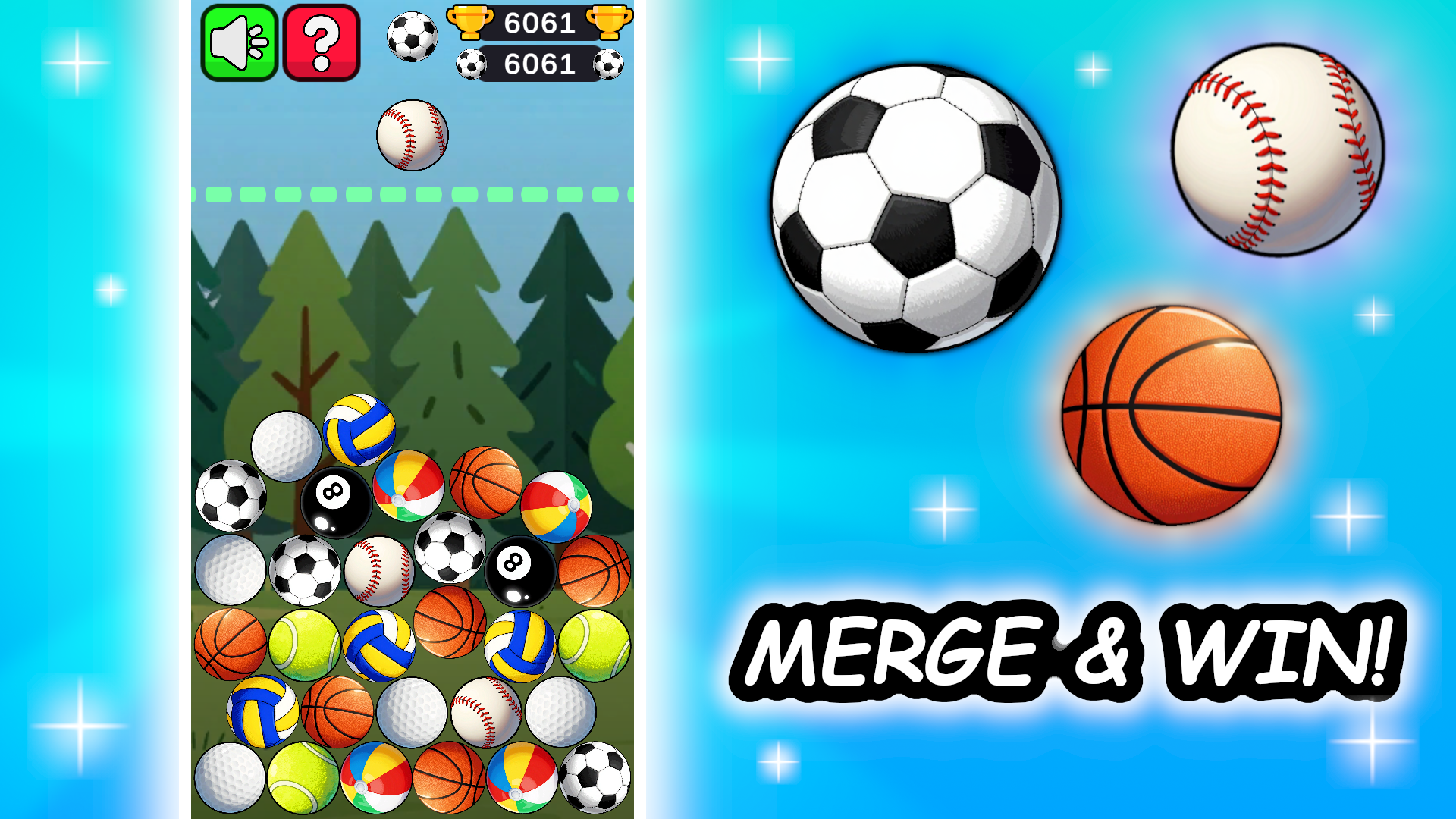 Merge the BALLS!! Sports Relax — screenshot 1