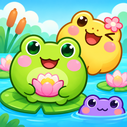 Merge the Froggies, Unlock the Giant Frog! icon