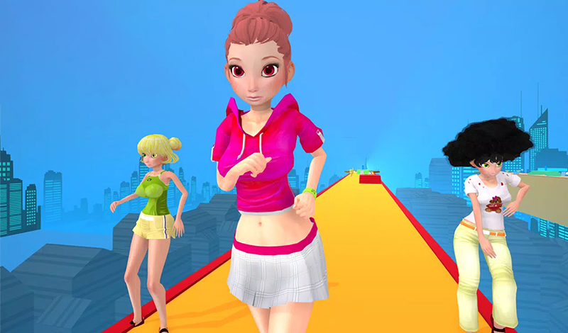 Beauty Race game cover