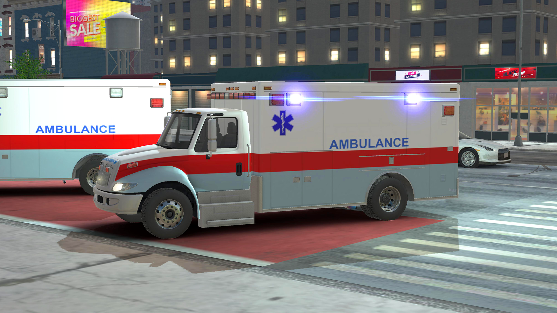 City Ambulance Car Driving screenshot
