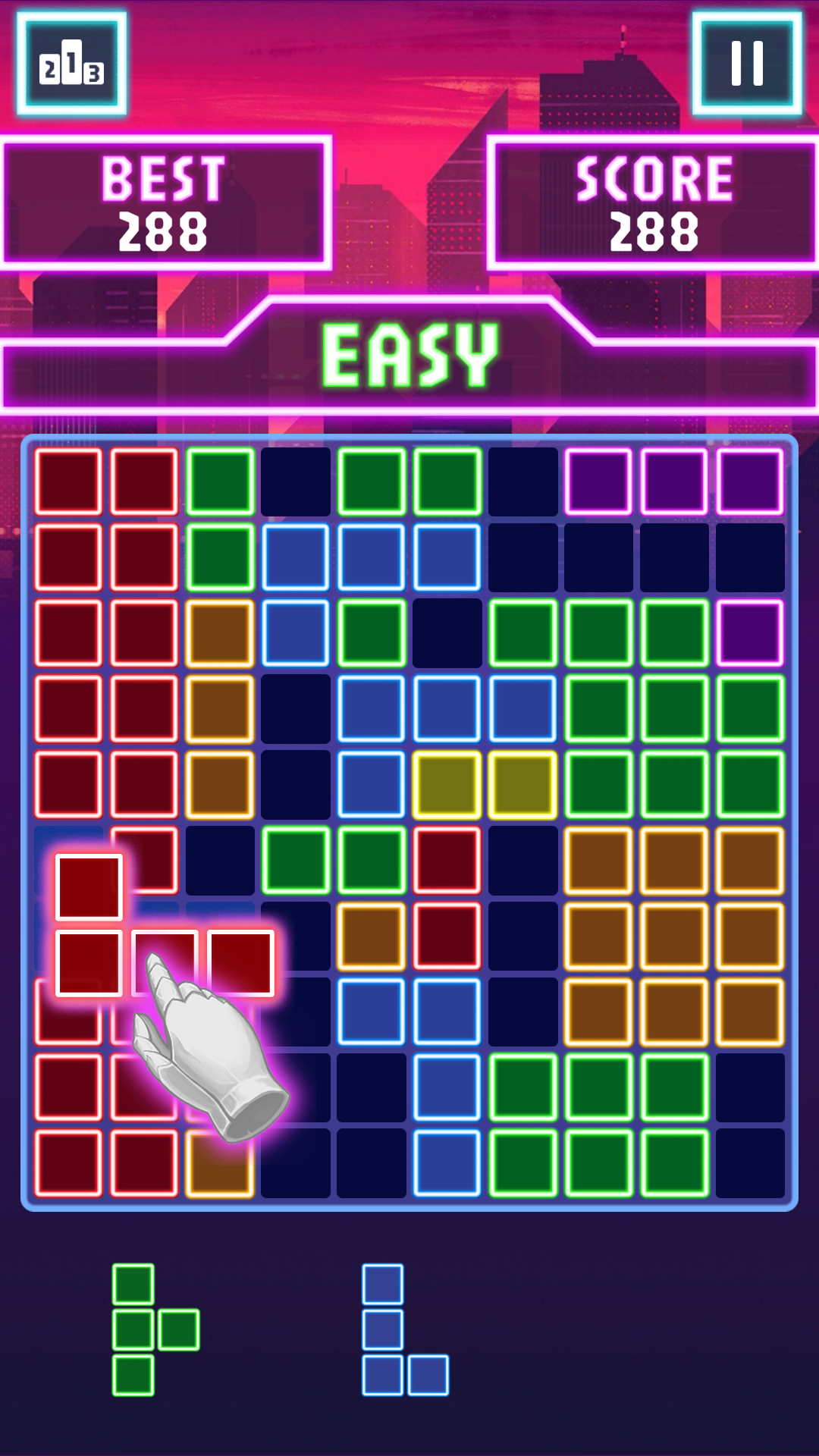 Block Puzzle: Neon Adventure screenshot 5