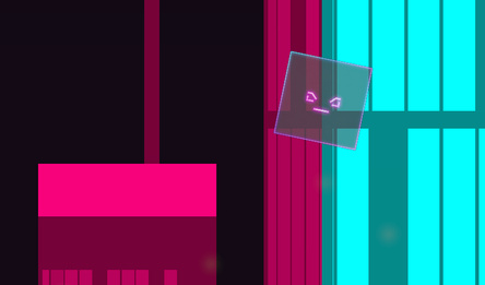 Neon Dash Cube