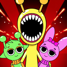 Merge Sprunki: Horror War