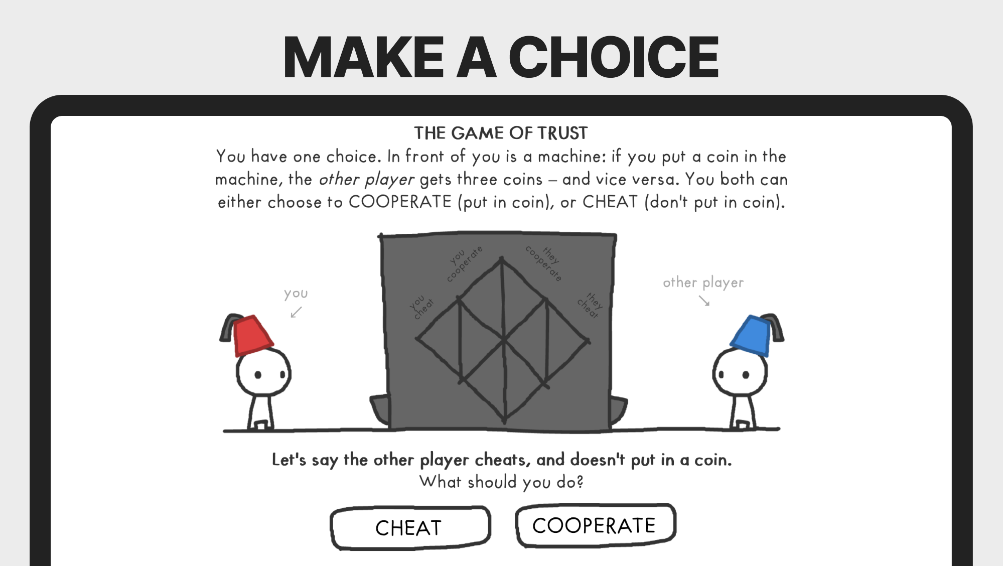 The Evolution of Trust — screenshot 1