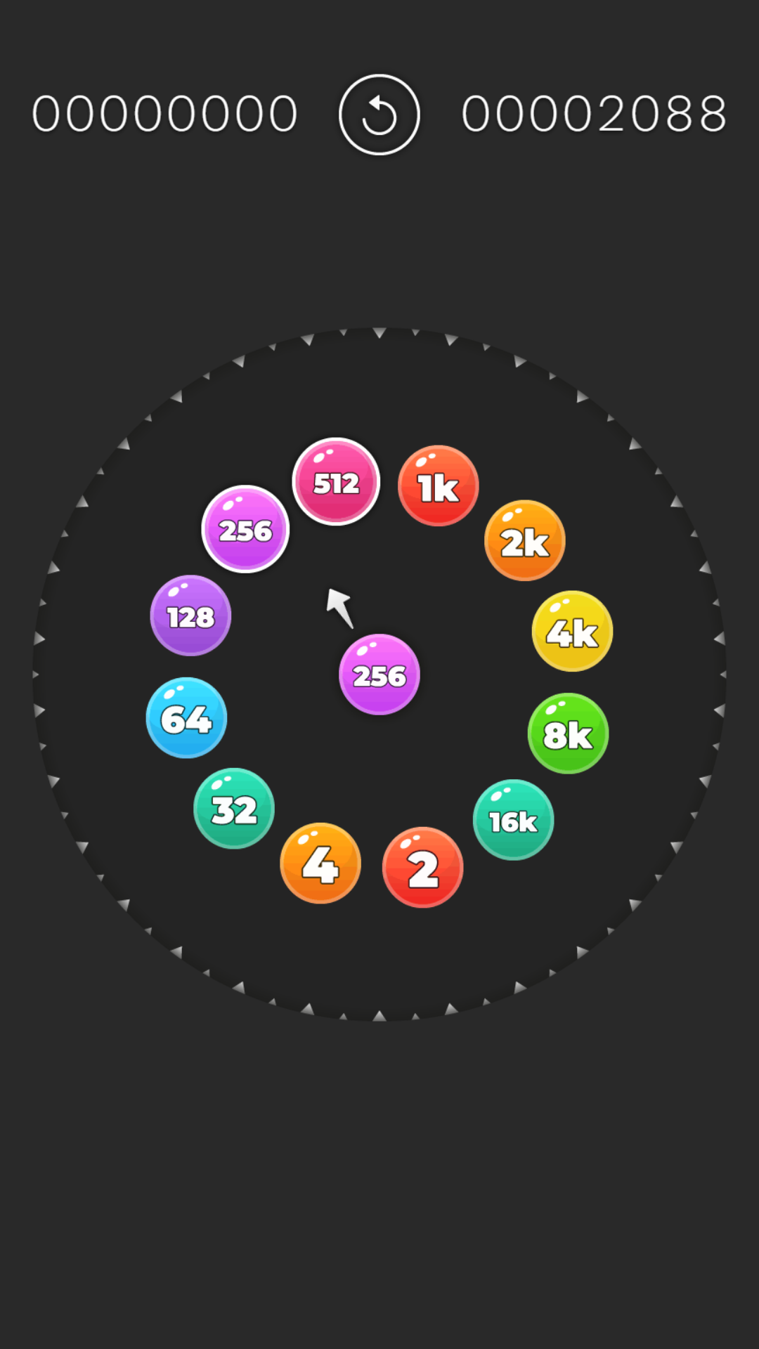 Bubble Circle 2048 screenshot 5