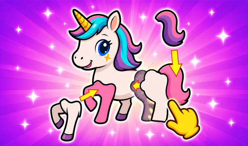 Magic Puzzles: For Little Princesses game cover