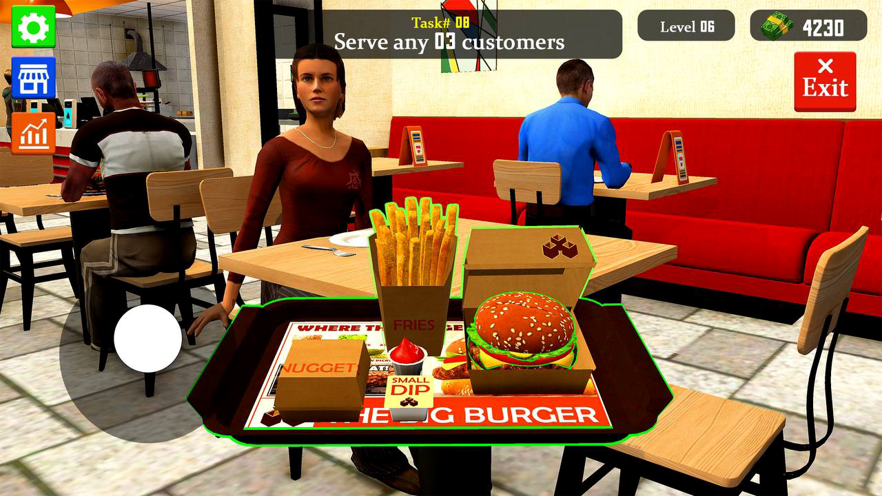 Fast Food Simulator: Burger Empire! screenshot