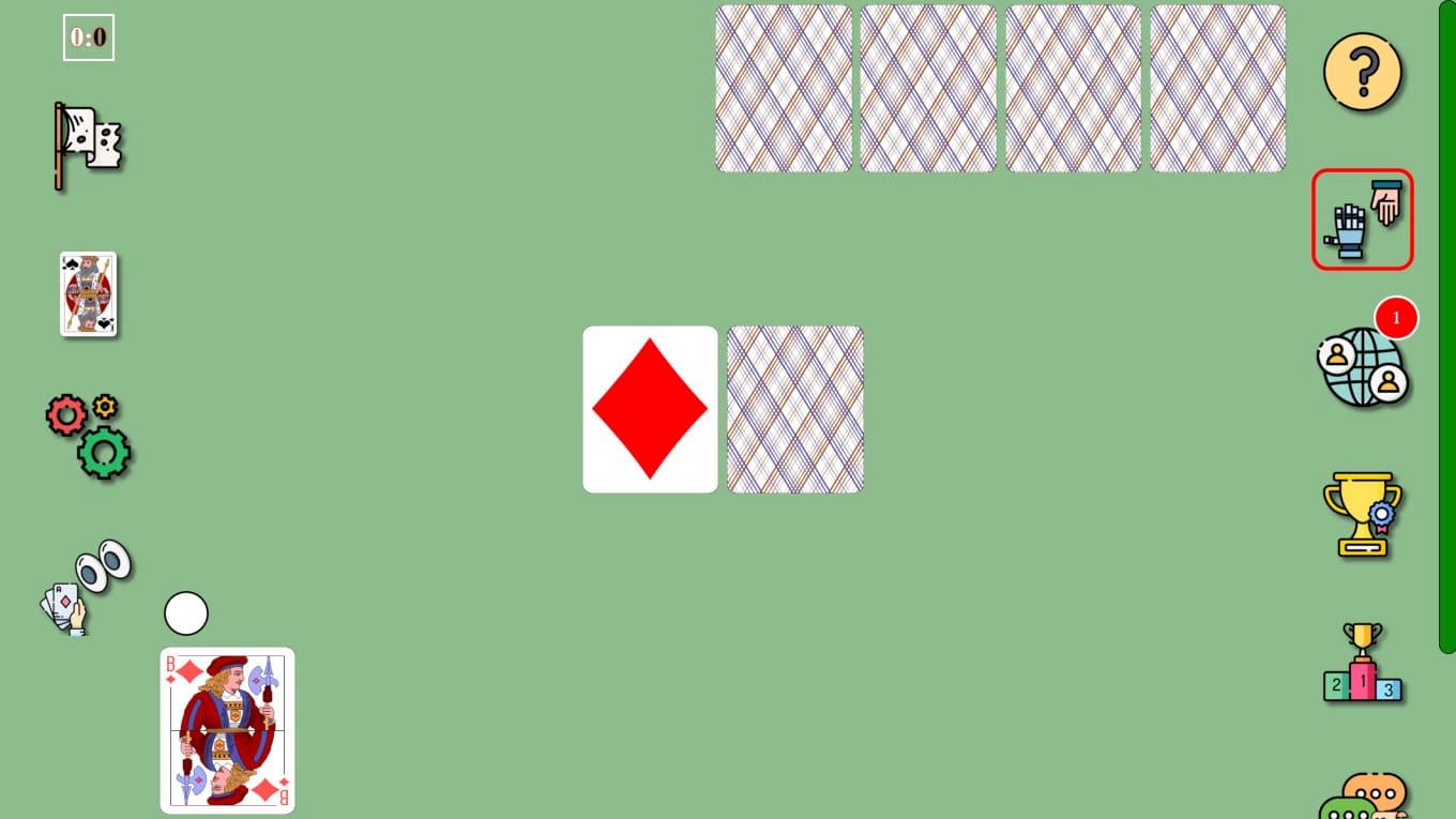 Mau-Mau - 101, card duel screenshot