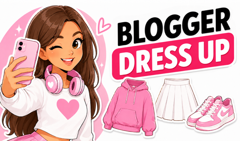Blogger Dress Up game cover