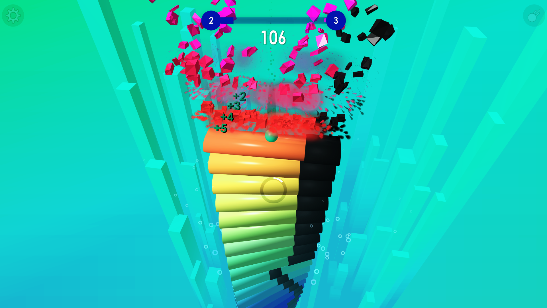 Stack Ball: Blast colorful bricks 3d screenshot