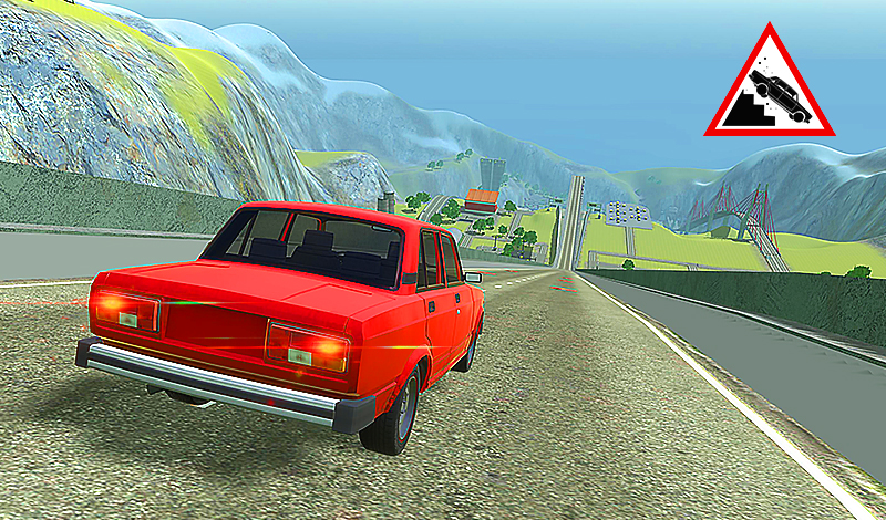 Ramp Jump Car Crash game cover