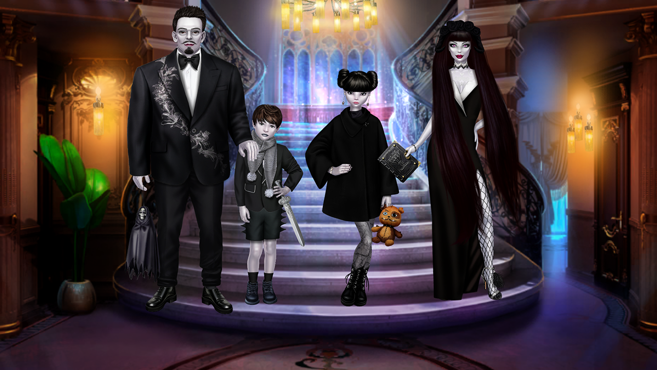 Monsters Family Dress Up screenshot