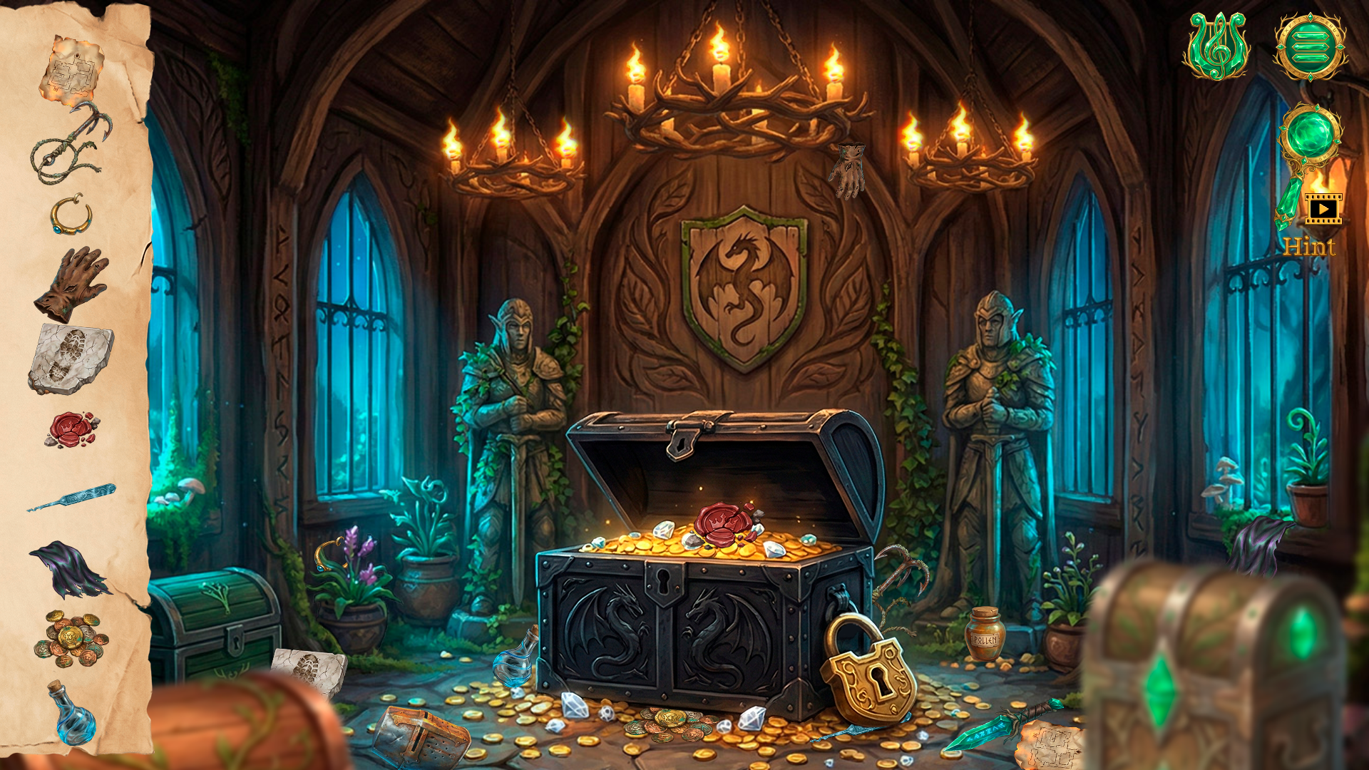 Shadow of the Golden Dragon: hidden object screenshot