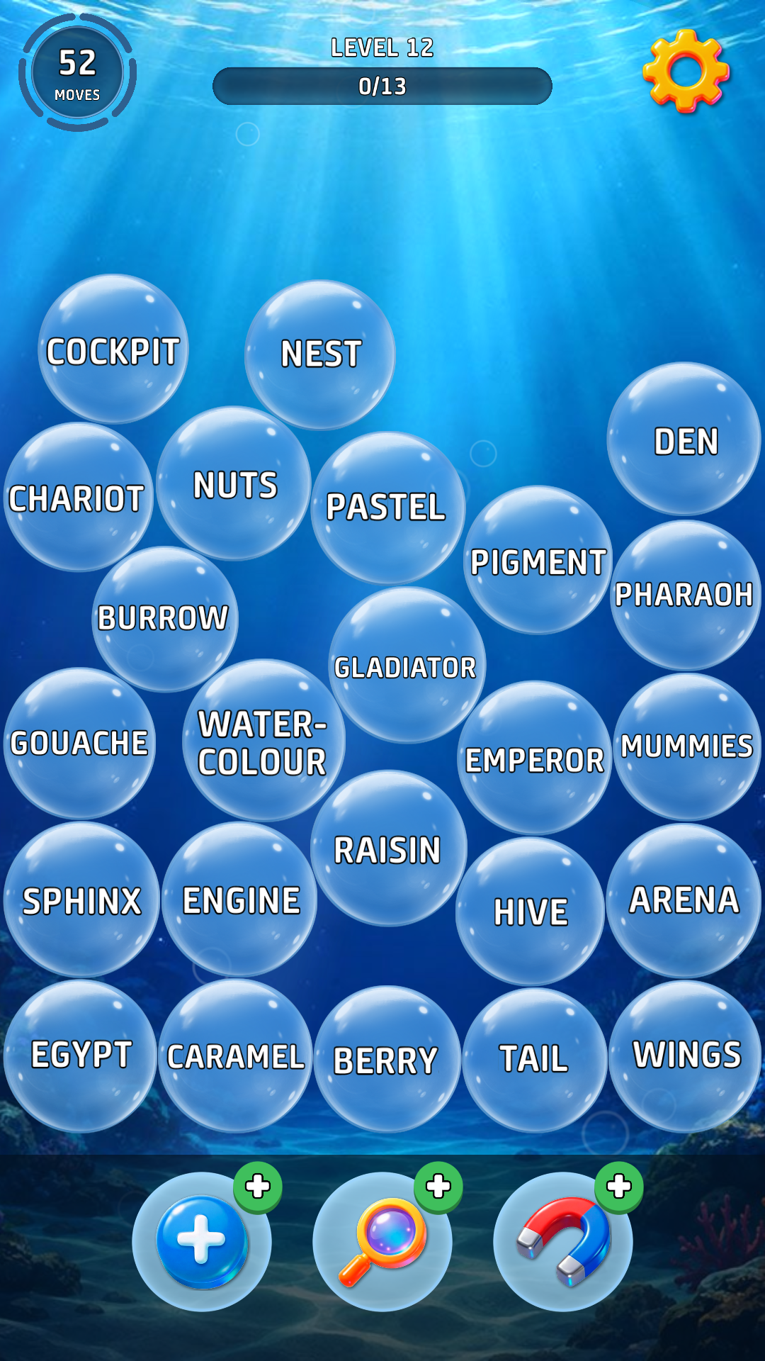 Bubble words: association screenshot 6