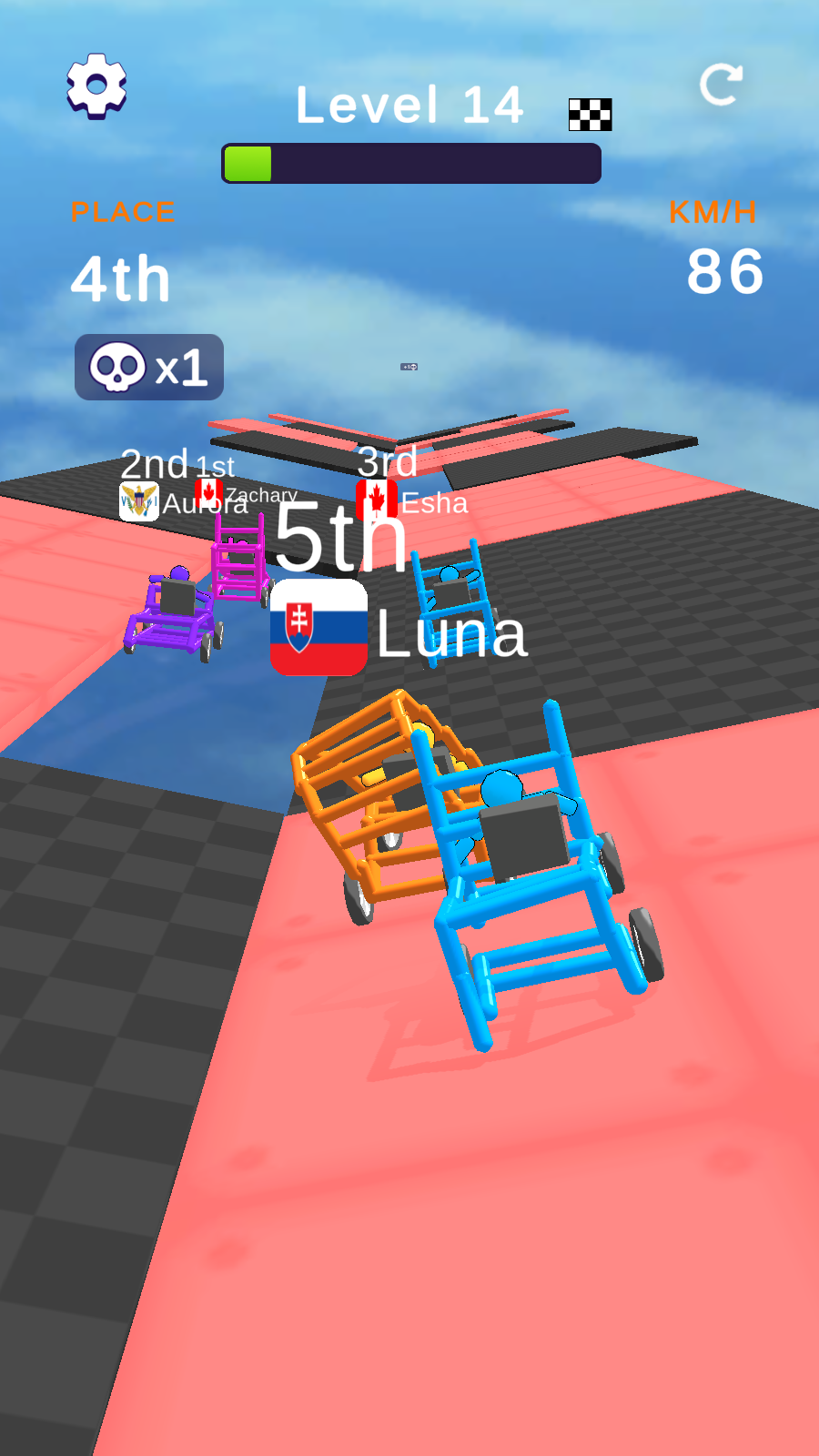 Draw Crash Race: Stunt Race screenshot 9