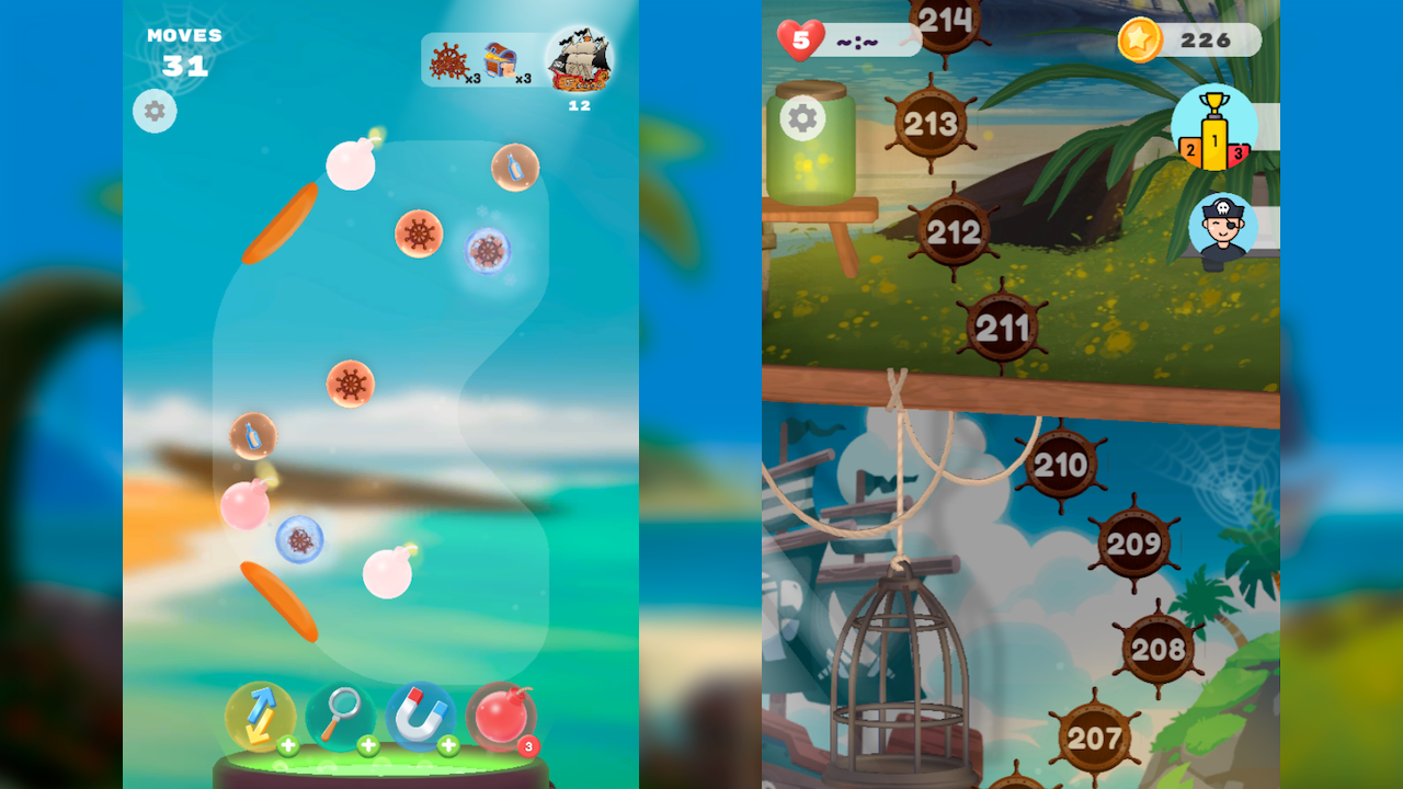 Sea Booty: Pirates Merge — screenshot 2