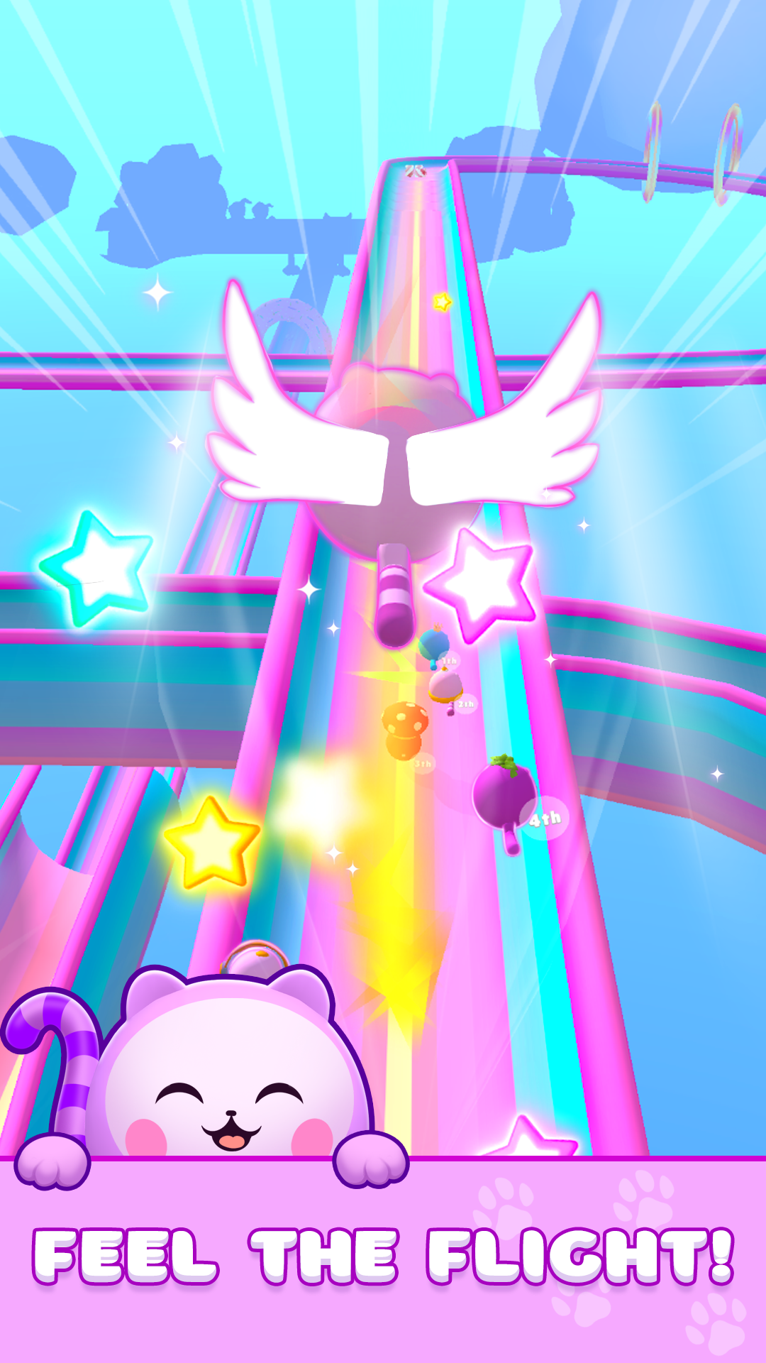 Flying Cats: Music Race! screenshot 6