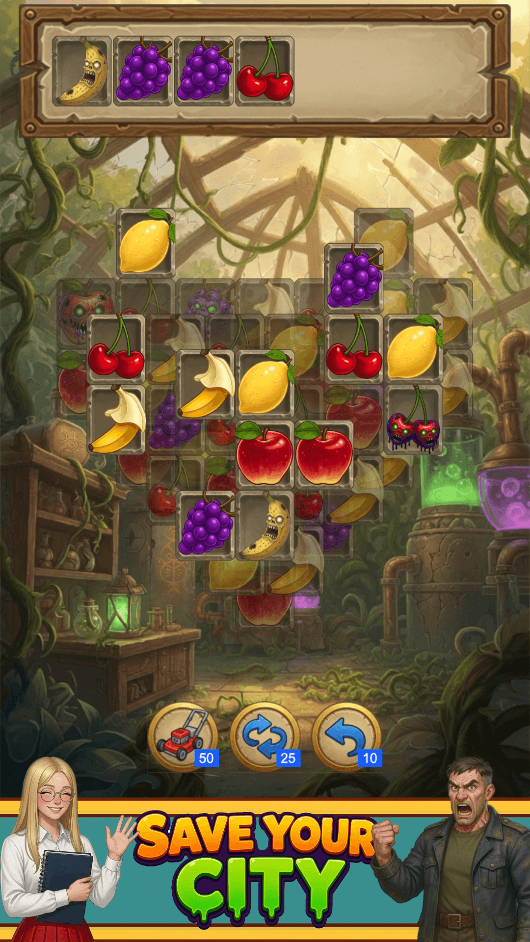 Fruit Pairs: Zombieland screenshot 5