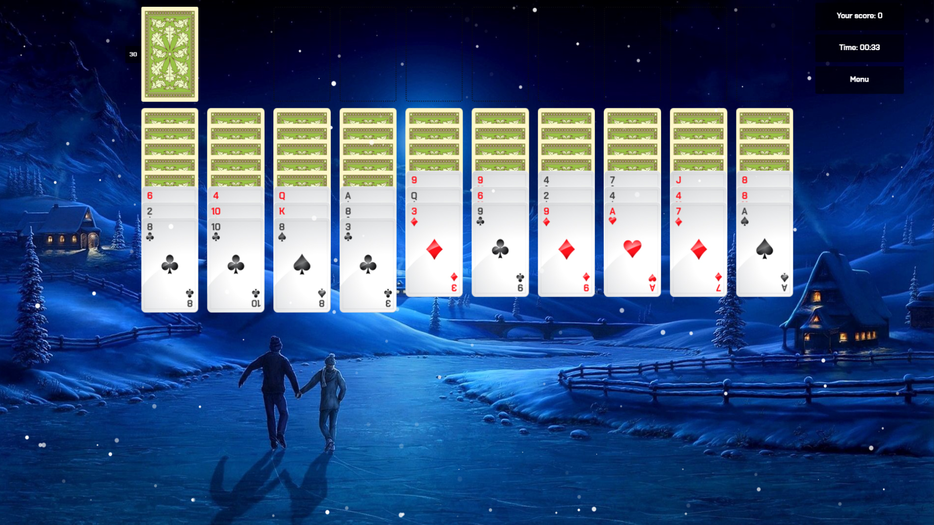 Spider Solitaire All Suits 1-2-4 screenshot