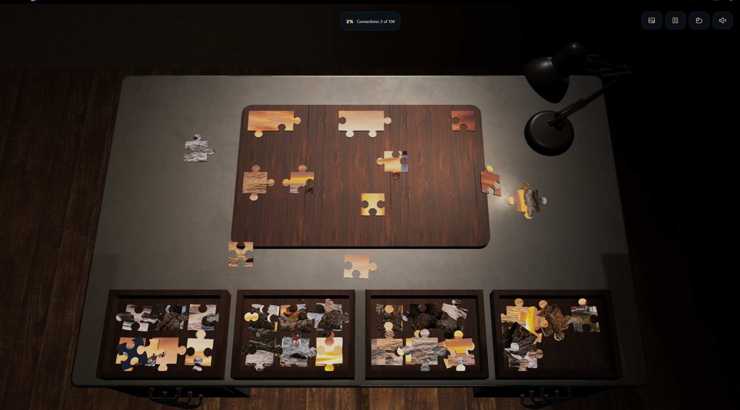 Tactile 3D Jigsaw — screenshot 1