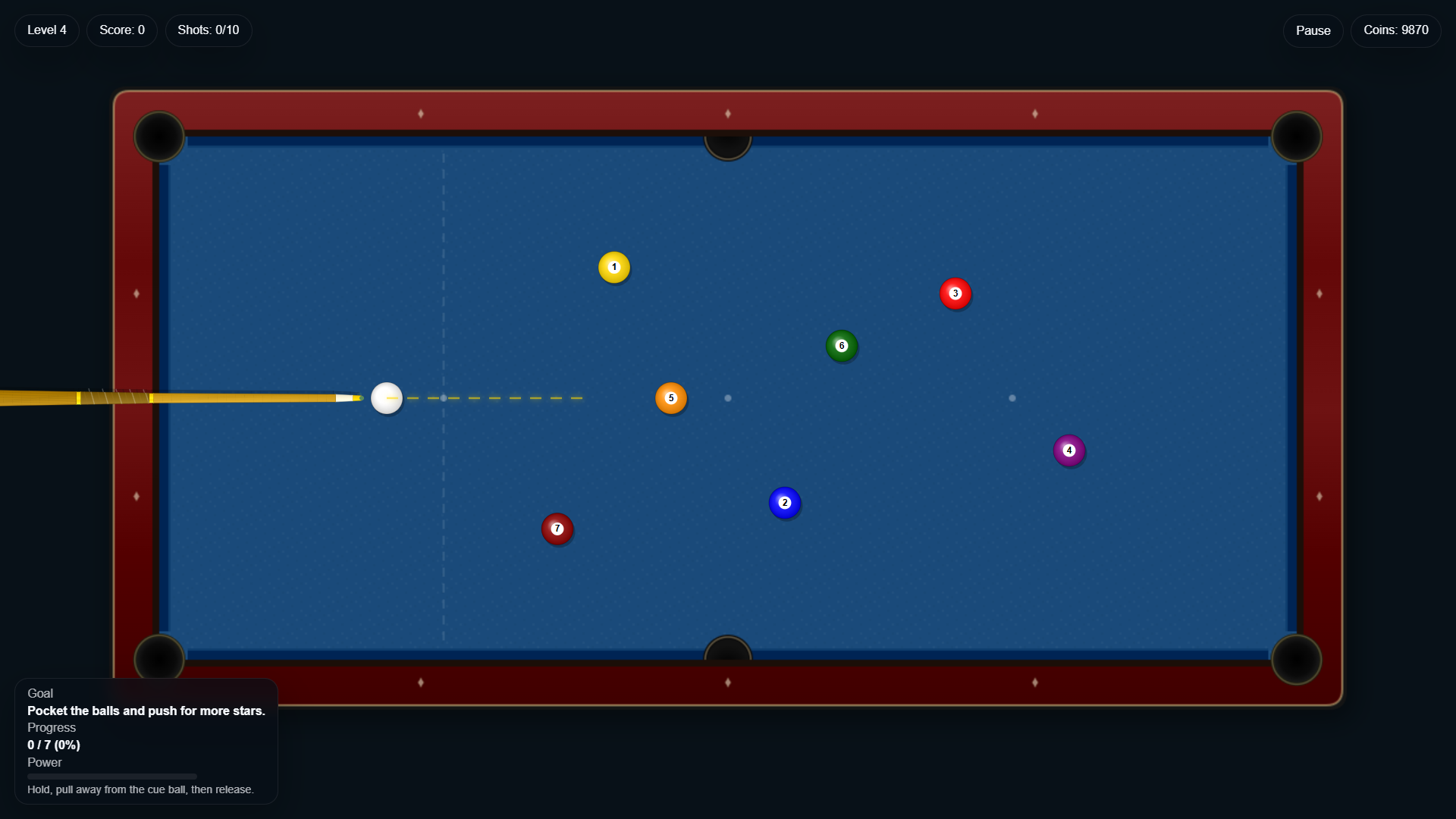 Pocket Billiard: 10 Levels — screenshot 4
