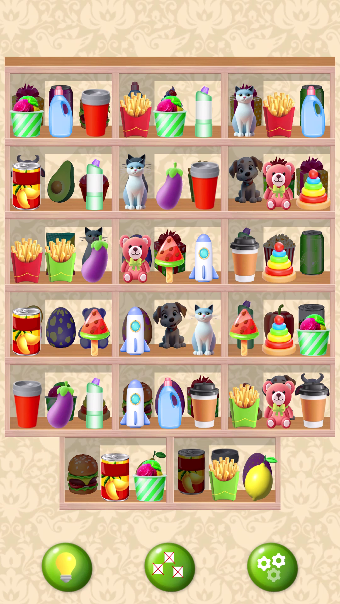 Sorting by Shelves: Match3 screenshot 6
