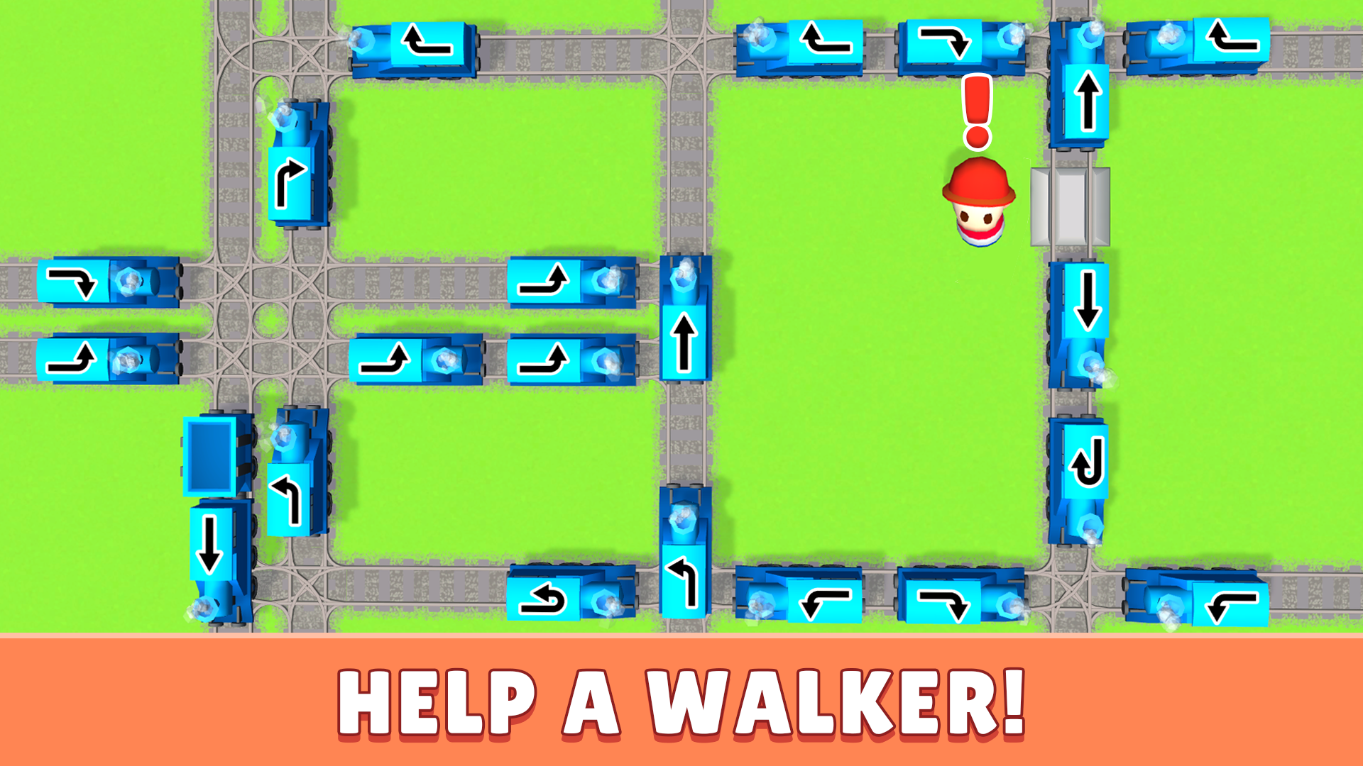 Railway Traffic Jam! Untangle the Trains! screenshot